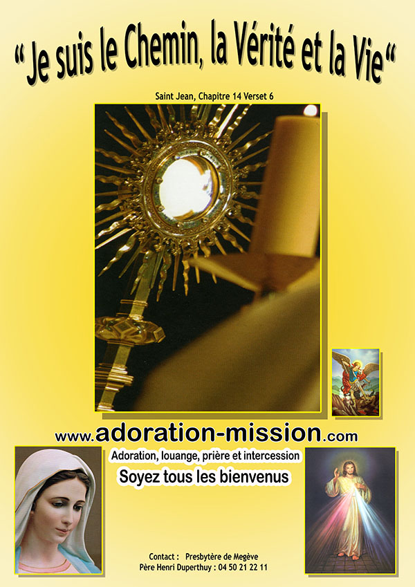 Adoration Mission Louange Prière Intercession